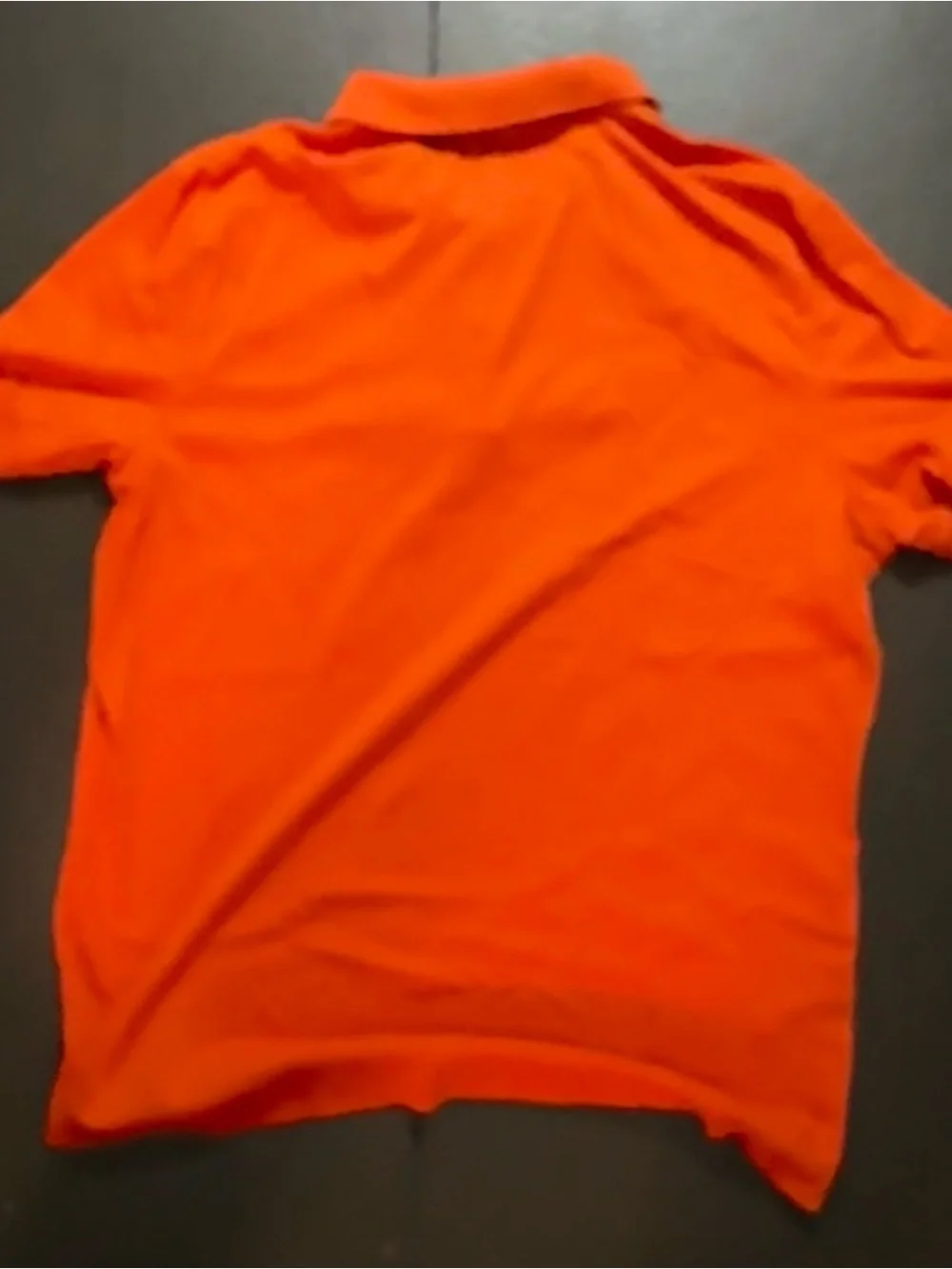 Banana Republic Men’s Luxury Touch Bright Orange Polo Shirt